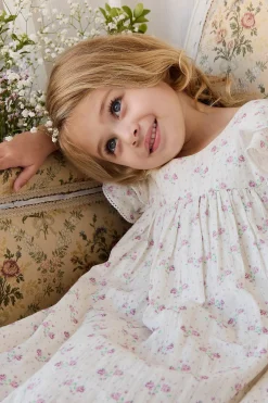 Organic Cotton Caroline Dress - Molly Lilac