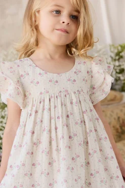 Organic Cotton Caroline Dress - Molly Lilac