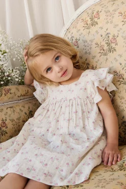 Organic Cotton Caroline Dress - Molly Lilac