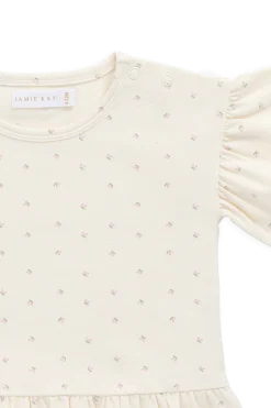 Organic Cotton Caydence Top - Ditsy Cherries