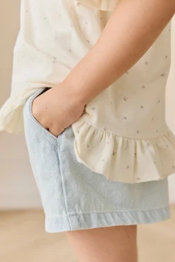 Organic Cotton Caydence Top - Ditsy Cherries