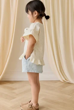 Organic Cotton Caydence Top - Ditsy Cherries
