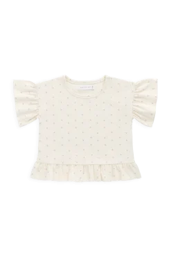Organic Cotton Caydence Top - Ditsy Cherries