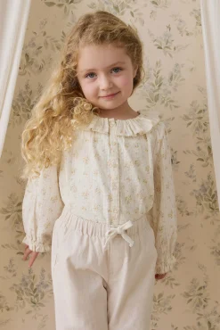 Organic Cotton Cecile Top-Justine Parchment