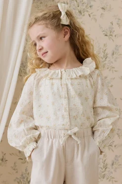 Organic Cotton Cecile Top-Justine Parchment
