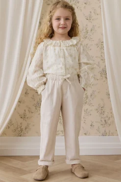 Organic Cotton Cecile Top-Justine Parchment