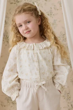 Organic Cotton Cecile Top-Justine Parchment