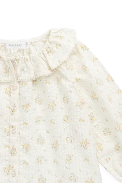 Organic Cotton Cecile Top-Justine Parchment