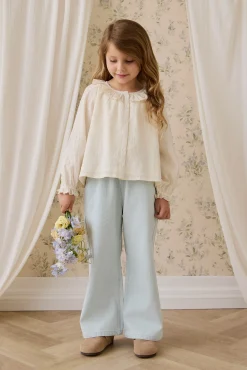 Organic Cotton Cecile Top-Parchment