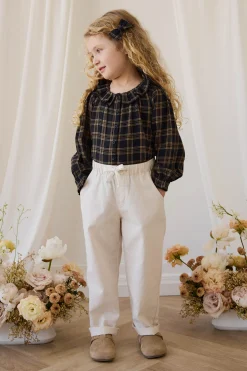 Organic Cotton Cecile Top - Woodland Check