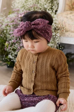 Organic Cotton Classic Bloomer - Fig Floral
