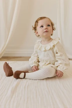 Organic Cotton Clemence Playsuit - Ditsy Cherries