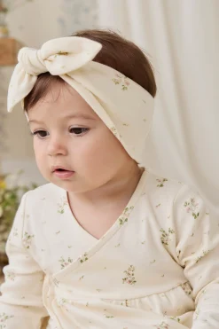 Organic Cotton Clemence Wrap Top - Josepha Egret Small