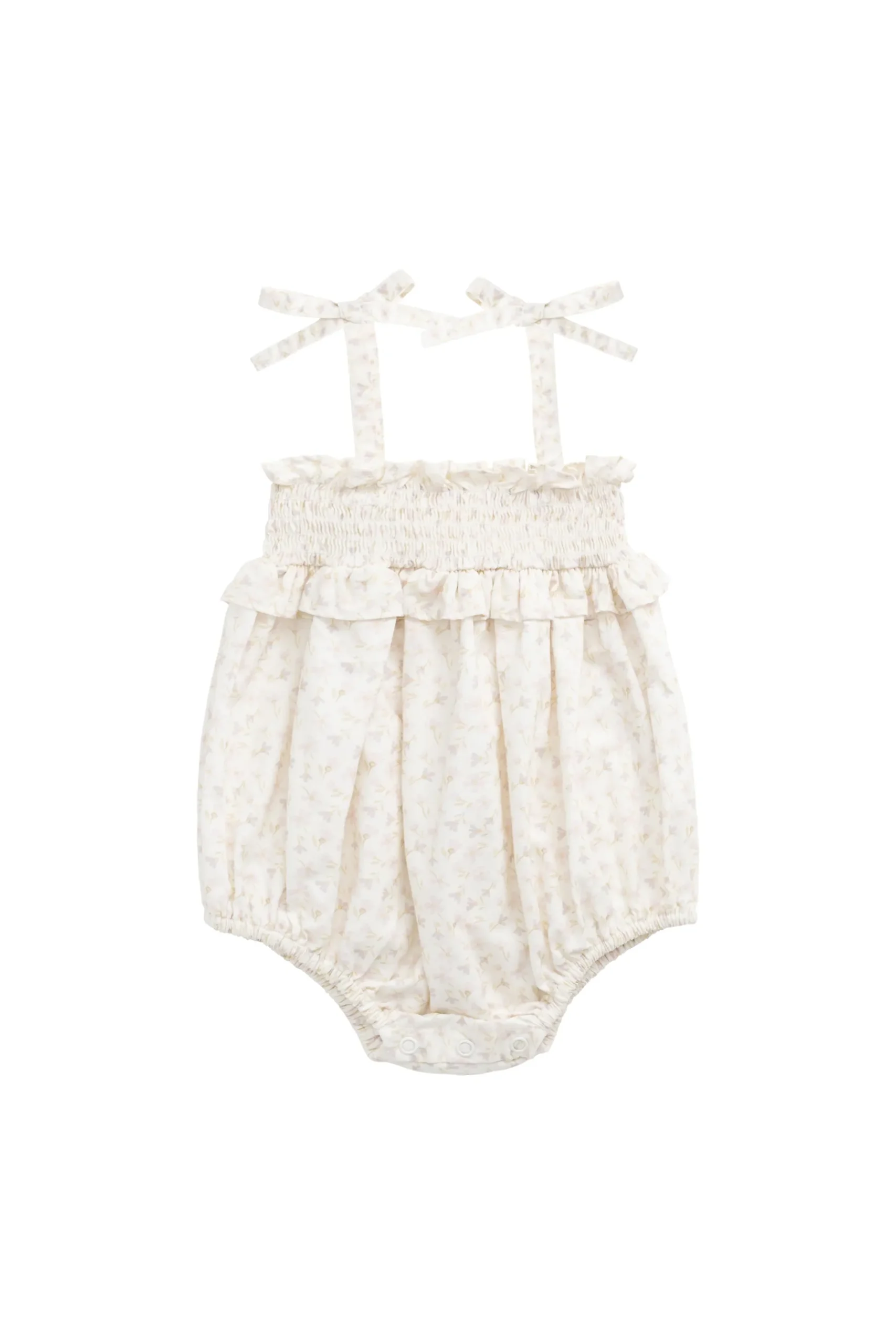 Organic Cotton Cleo Playsuit - Aries Mauve