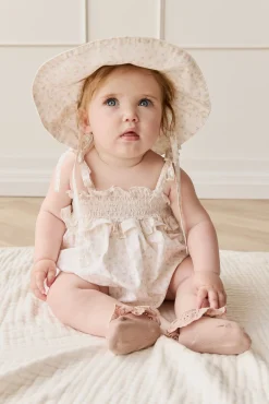 Organic Cotton Cleo Playsuit - Aries Mauve