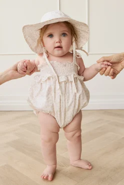 Organic Cotton Cleo Playsuit - Aries Mauve