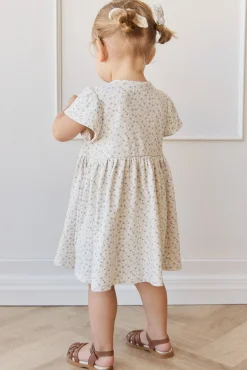 Organic Cotton Dahlia Dress - Penelope Evening Haze