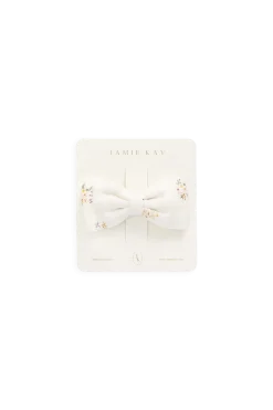 Organic Cotton Desiree Bow - Ayla Whisper