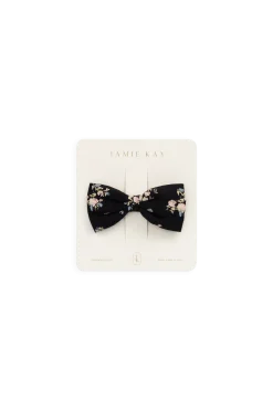 Organic Cotton Desiree Bow - Cassie Caviar