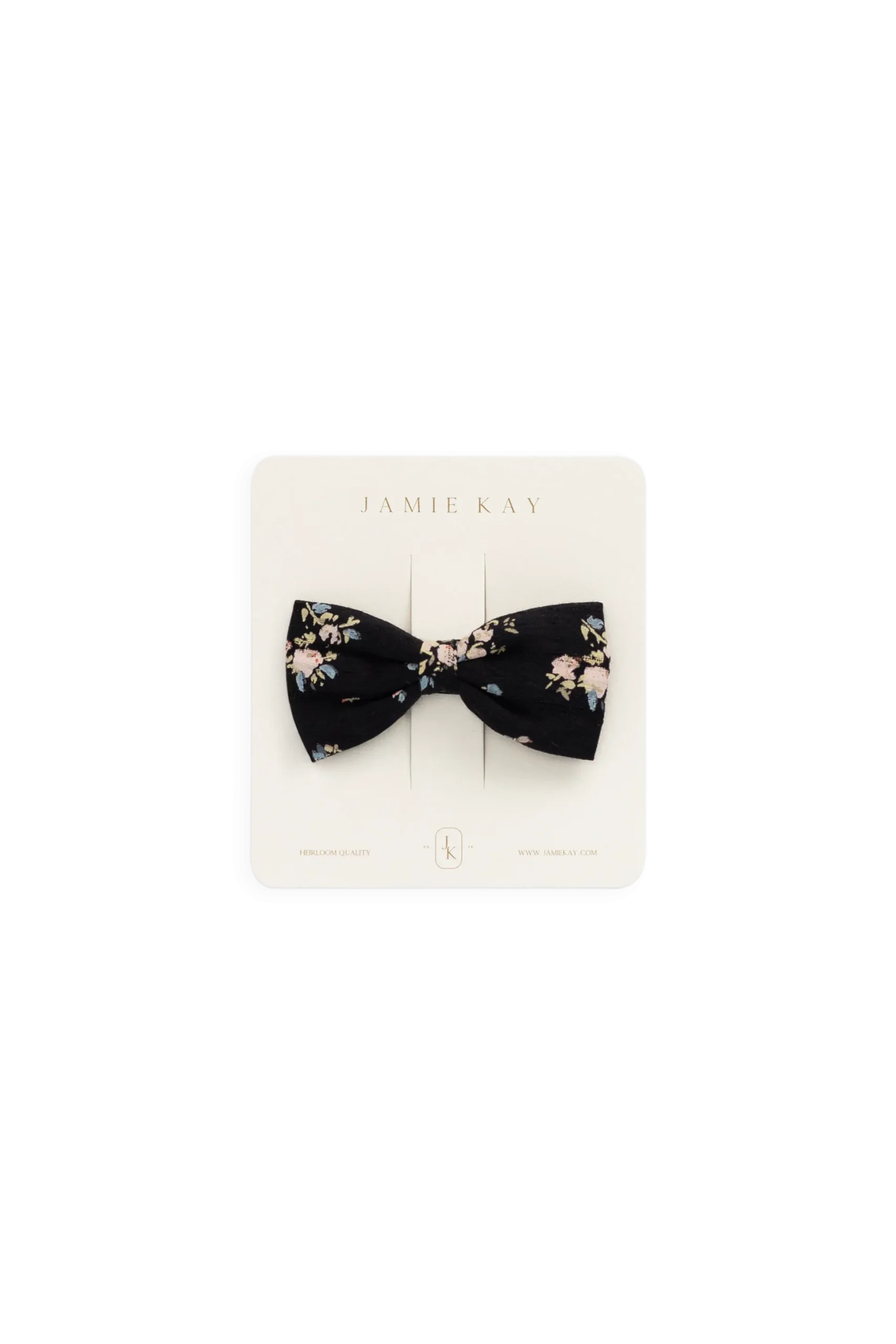 Organic Cotton Desiree Bow - Cassie Caviar