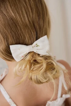 Organic Cotton Desiree Bow - Josepha Egret