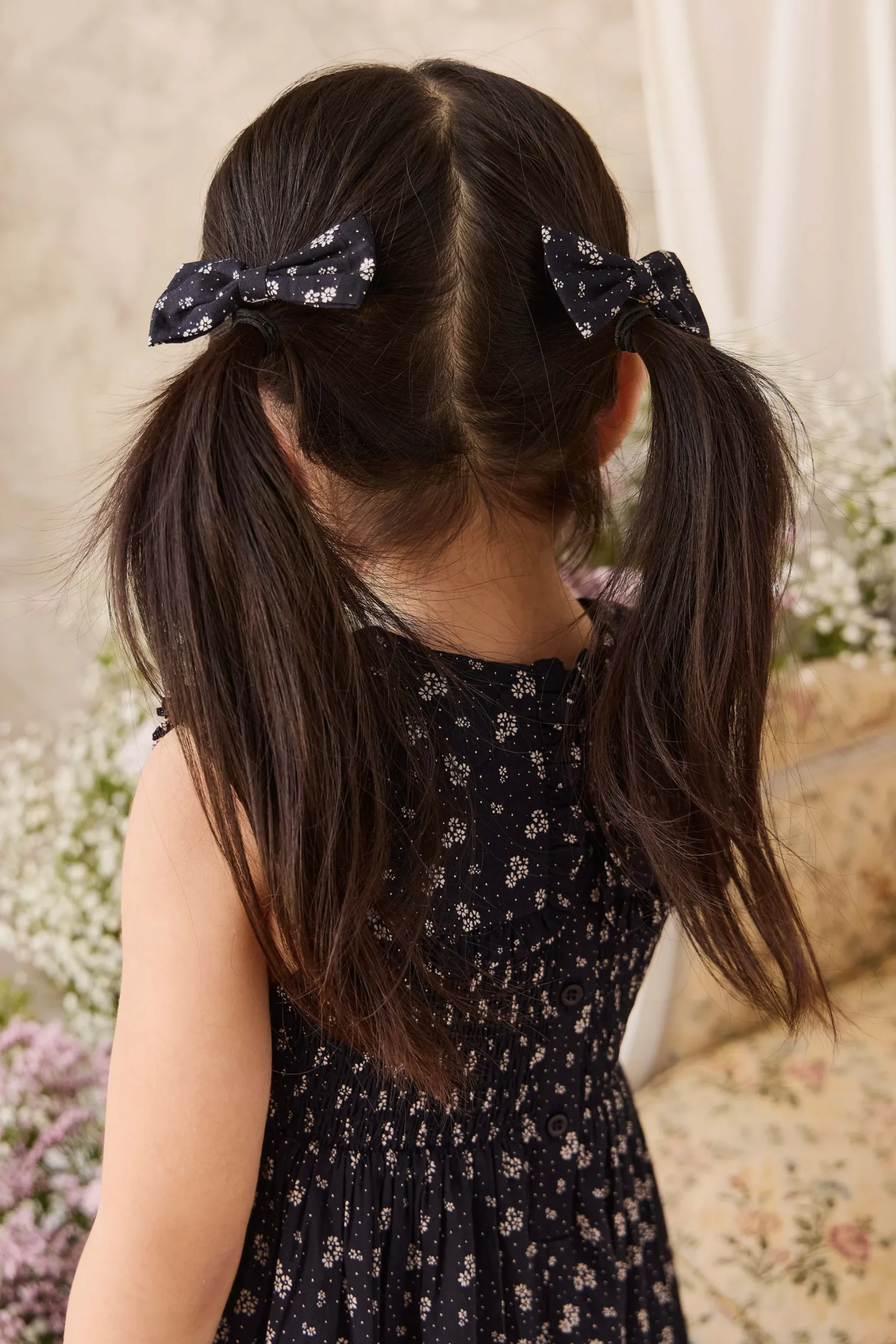 Organic Cotton Desiree Bow - Maisie Navy
