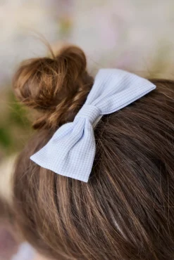 Organic Cotton Desiree Bow - Petite Check