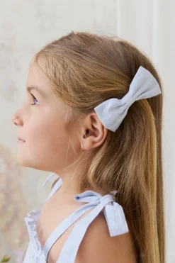 Organic Cotton Desiree Bow - Petite Check