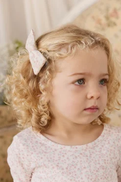 Organic Cotton Desiree Bow - Posy Milk