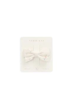 Organic Cotton Desiree Bow - Solange Snow