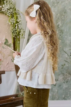 Organic Cotton Desiree Bow - Solange Snow