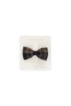 Organic Cotton Desiree Bow - Woodland Check