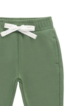 Organic Cotton Dominic Track Pant - Snow Pea