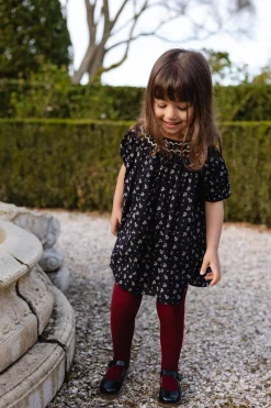 Organic Cotton Dominique Dress - Maisie Navy