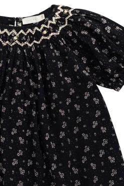 Organic Cotton Dominique Dress - Maisie Navy