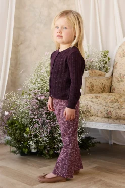 Organic Cotton Dominique Pant - Fig Floral