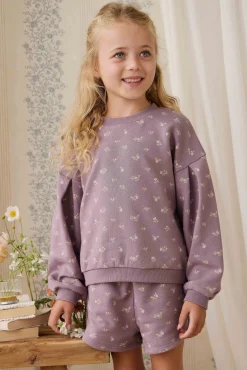 Organic Cotton Elara Sweatshirt - Isla Plum