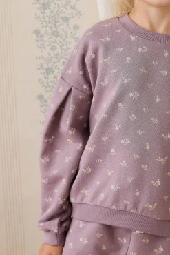 Organic Cotton Elara Sweatshirt - Isla Plum