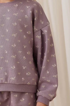 Organic Cotton Elara Sweatshirt - Isla Plum
