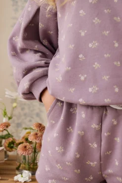 Organic Cotton Elara Sweatshirt - Isla Plum