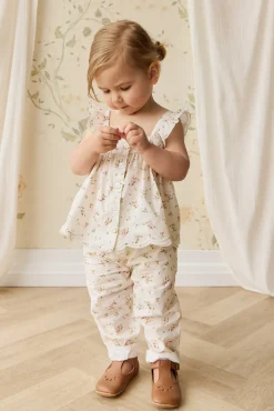 Organic Cotton Elodie Pant - Bianca Antique