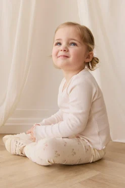 Organic Cotton Everyday Legging - Thelma Parchment