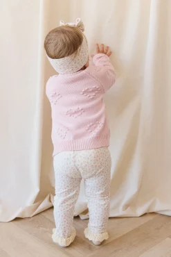 Organic Cotton Everyday Legging - Posy Garden Pink