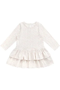 Organic Cotton Fayette Dress - Posy Garden Pink