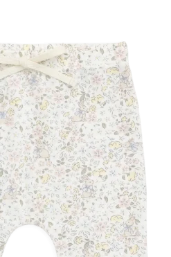 Organic Cotton Footed Pant-Cottage Garden