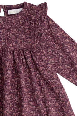 Organic Cotton Frankie Dress - Fig Floral