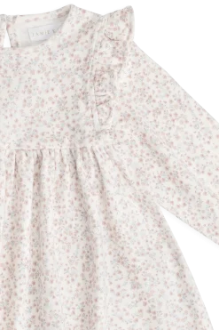Organic Cotton Frankie Dress - Posy Milk