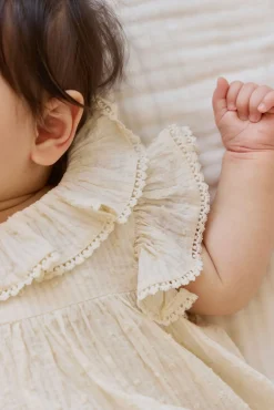 Organic Cotton Frannie Playsuit-Parchment