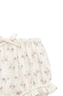Organic Cotton Frill Bloomer - Molly Lilac