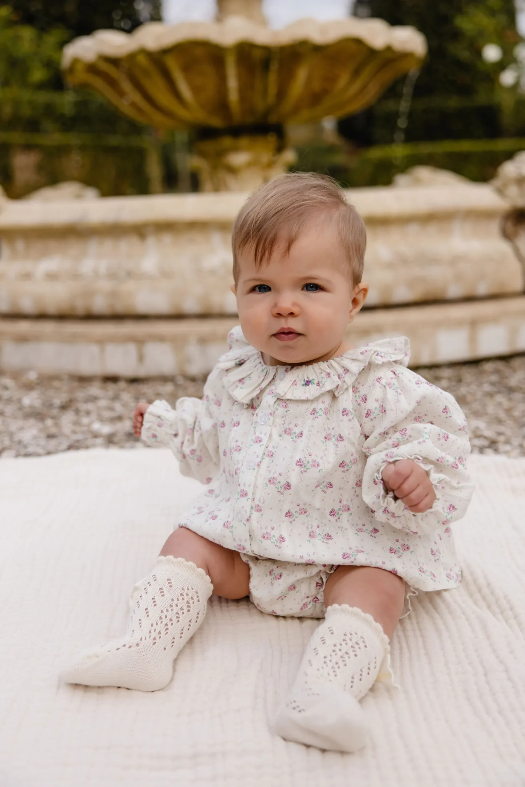 Organic Cotton Frill Bloomer - Molly Lilac